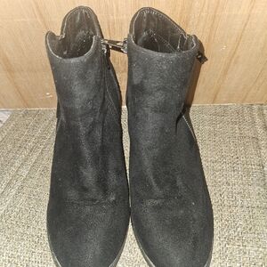 Black Suede Ankle Boots